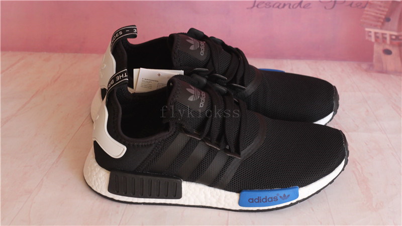 Real Boost Adidas NMD R1 PK Black and Blue